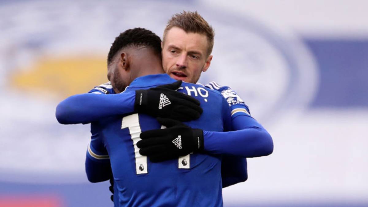 Vardy Iheanacho Leicester