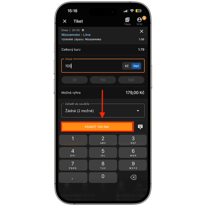 Vsaďte si s Tipsport Nety