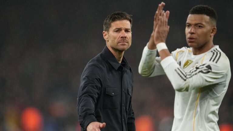 Xabi Alonso Kylian Mbappe Real Madrid