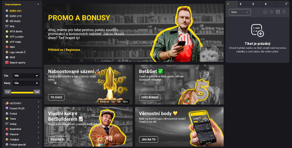 Fortuna bonusy a promo akce