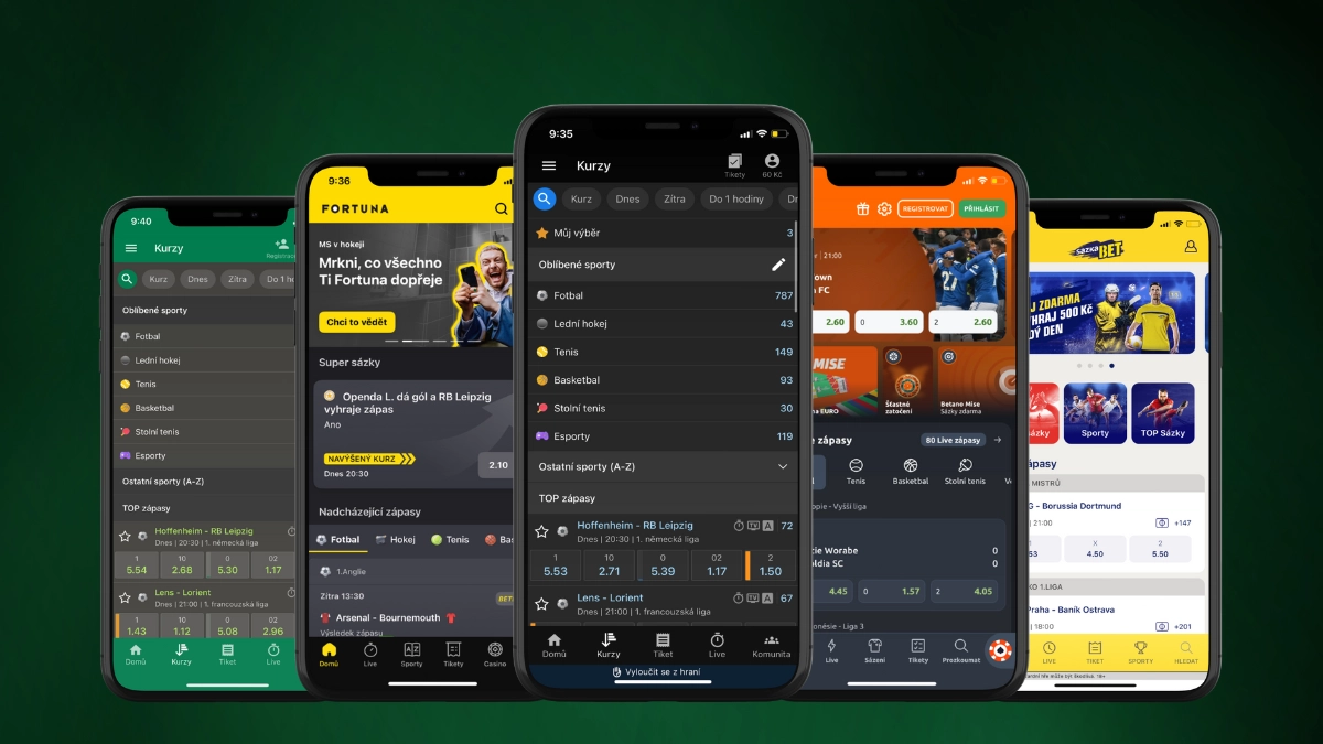 Nejlepší aplikace sázkovych kanceláří