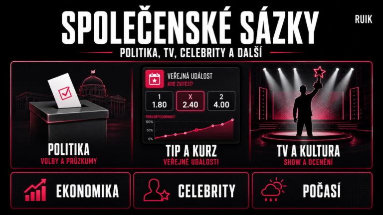 Společenské sázky: Kompletní průvodce sázení na politiku, TV pořady či celebrity